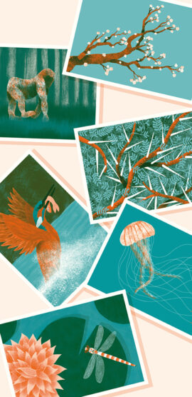 CARTES POSTALES PRINTANIÈRES